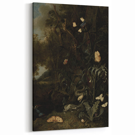 Dark Moody Nature Art | Dramatic Wildlife Scene for Moody Interiors