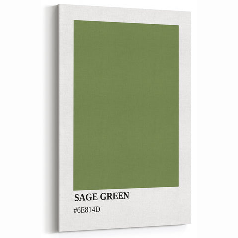 Bohemian Wall Art | Sage Green Minimalist Print | Boho Decor Canvas