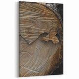 Rustic Woodcut Wall Art – Nature-Inspired Farmhouse Decor Print