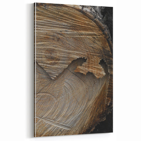 Rustic Woodcut Wall Art – Nature-Inspired Farmhouse Decor Print