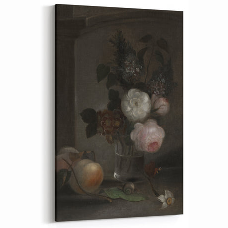 Moody Floral Still Life | Dark and Elegant Floral Wall Art for Interiors