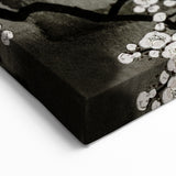 Dark Moody Wall Art - Lunar Blossom Elegance for Dramatic Interiors