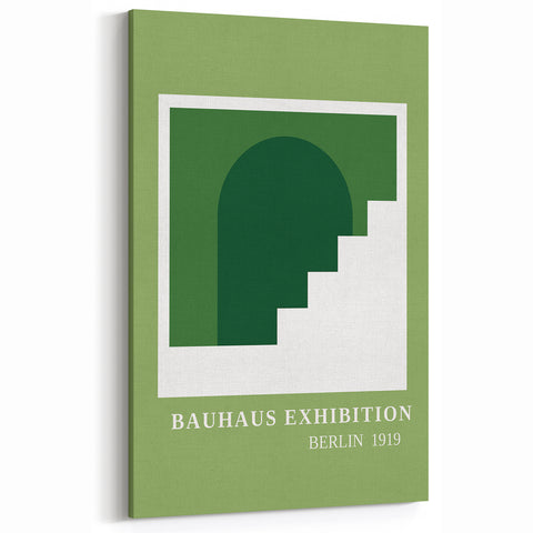 Bohemian Wall Art | Bauhaus Berlin 1919 Exhibition Print | Boho Decor Canvas