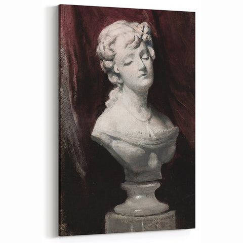 Dark Moody Wall Art - Timeless Bust Sculpture for Moody Interiors