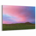 Nebraska Nature Art - Pastel Sunset Sky Panoramic Nebraska Canvas Prints