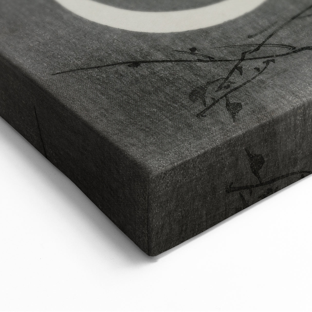 Dark Moody Wall Art - Night Owl and Crescent Moon for Dramatic Spaces