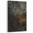 Dark Moody Wall Art - Serene Forest Landscape for Dramatic Interiors