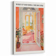 Electric Wall Art | Vibrant Interior Scene Modern Electric Art Canvas