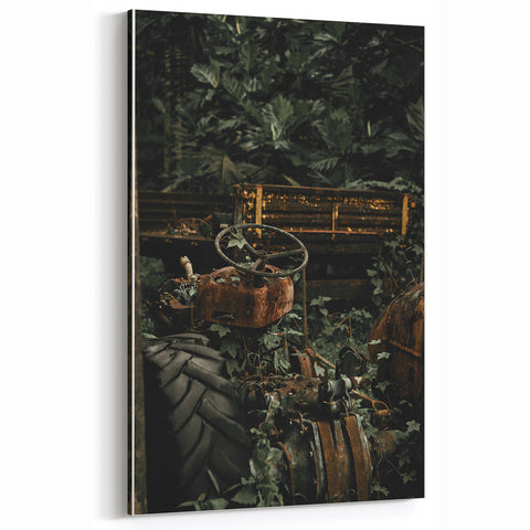 Dark Moody Wall Art - Hidden Forest Retreat for Dramatic Interiors