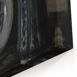 Dark Moody Wall Art - Vintage Still Life with Plate and Vase for Interiors