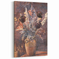Rustic Floral Still Life - Warm Moody Flowers in a Vintage Vase