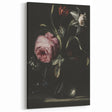 Dark Moody Floral Art - Elegant Flower Arrangement with Rich Lighting