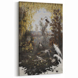 Dark Moody Wall Art | Enchanting Nymphs in Nature | Dramatic Art Prints