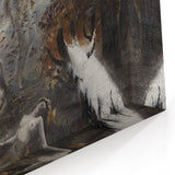 Dark Moody Wall Art | Enchanting Nymphs in Nature | Dramatic Art Prints