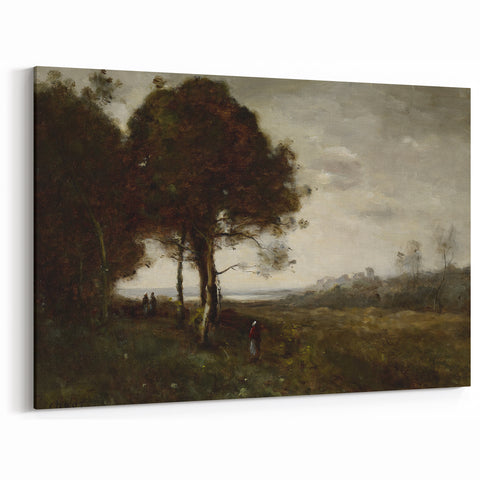 Moody Landscape Art Print - Dark Atmospheric Decor for Living Spaces