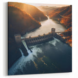Hoover Dam Wall Art - Stunning Nevada Scenery & Iconic Landmark Canvas