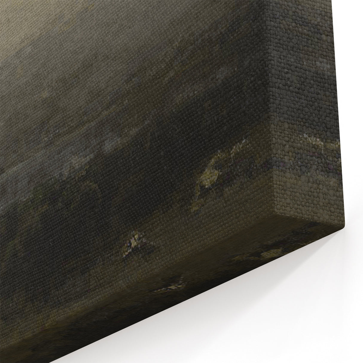 Dark Moody Landscape Art - Serene Atmospheric Hills for Timeless Decor