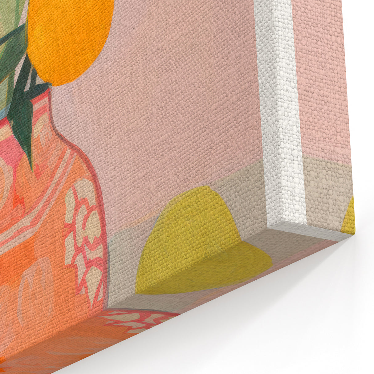 Vibrant Electric Wall Art: Modern Floral Electric Art Canvas Print