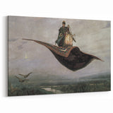 Dark Moody Fantasy Art - Enchanting Flying Carpet Scene for Home Decor