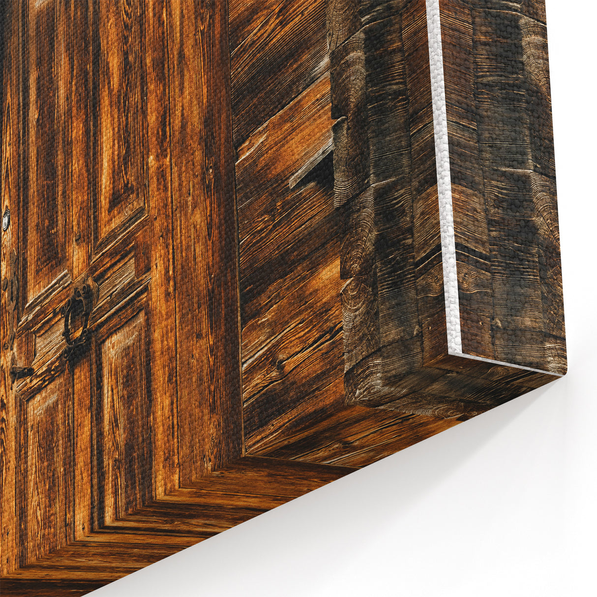 Rustic Cabin Door Wall Art – Cozy Farmhouse Decor for Nature-Inspired Homes