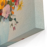 Electric Floral Wall Art: Vibrant Flower Bouquet in Modern Electric Decor