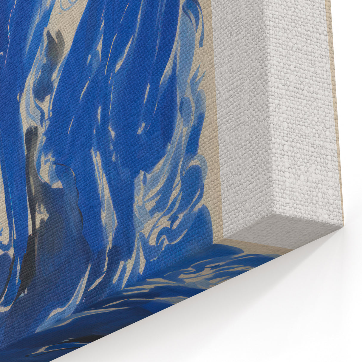 Electric Wall Art: Bold Blue Jazz Musicians in Modern Electric Decor