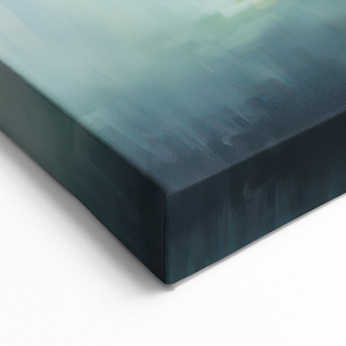 Electric Forest Wall Art: Serene Misty Landscape in Modern Decor