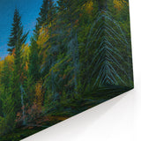 New Hampshire Canvas Prints - White Mountains Sunset Scenic Art