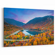 New Hampshire Landscape Art - White Mountains Autumn Scenic Canvas
