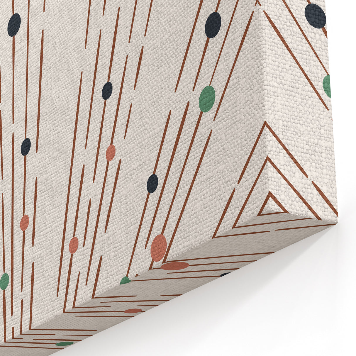 Bohemian Wall Art | Earthy Sunburst Abstract Design | Boho Decor
