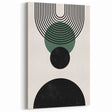Bohemian Wall Art | Minimalist Geometric Circles Design | Boho Decor