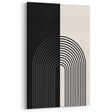 Bohemian Wall Art | Minimalist Black & White Arched Design | Boho Decor