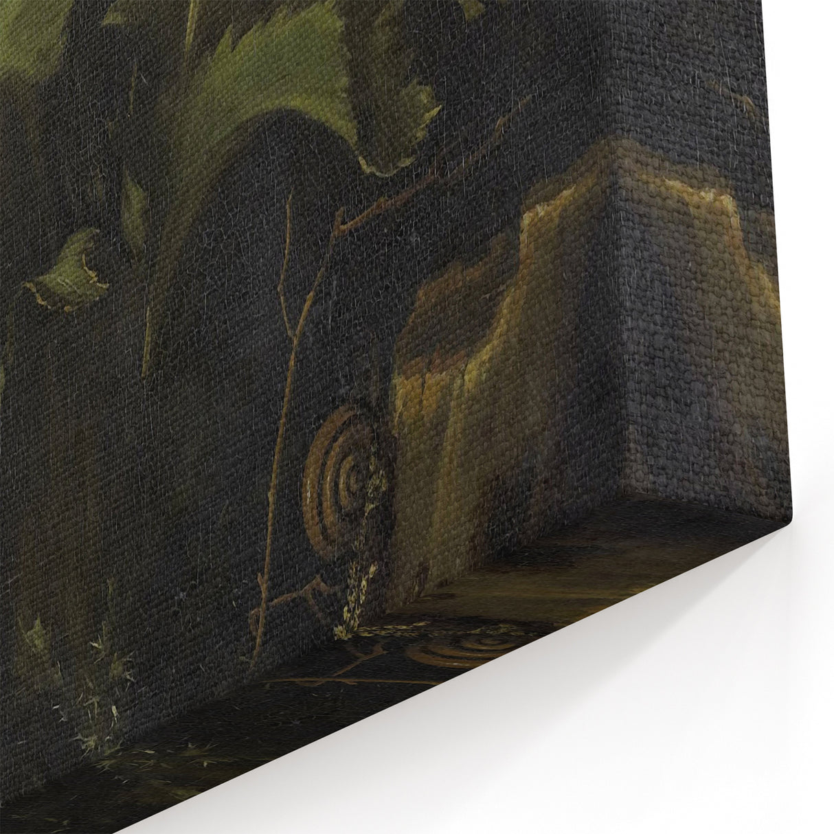 Dark Moody Wall Art Dramatic Woodland Scene with Wildlife