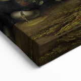 Dark Moody Wall Art Dramatic Woodland Scene with Wildlife