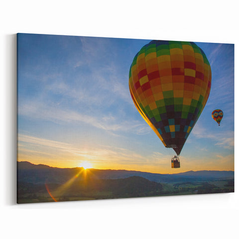 Napa Valley Hot Air Balloon Ride – Scenic Wine Country Wall Art
