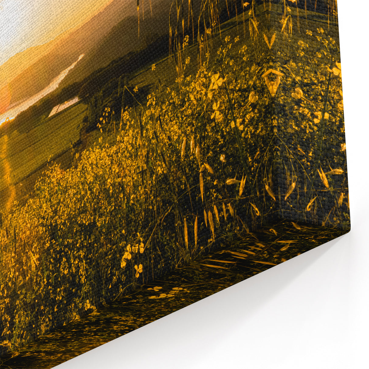 Golden Napa Valley Sunset – Scenic California Wine Country Wall Art