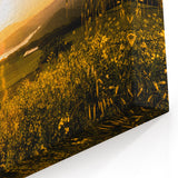 Golden Napa Valley Sunset – Scenic California Wine Country Wall Art