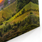 Sunset Over Napa Valley Vineyards – Scenic Wine Country Wall Art