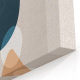 Bohemian Wall Art | Abstract Shapes in Muted Tones | Boho Decor Canvas