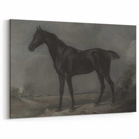 Moody Art Prints - Dark Horse Portrait for Timeless Wall Decor