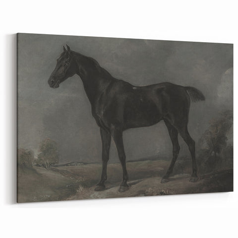 Moody Art Prints - Dark Horse Portrait for Timeless Wall Decor