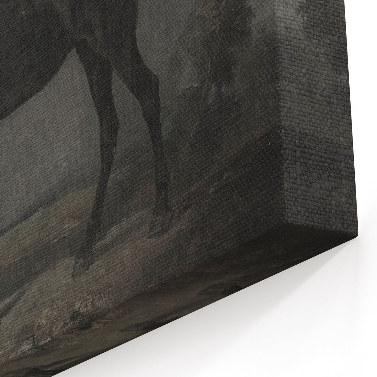 Moody Art Prints - Dark Horse Portrait for Timeless Wall Decor