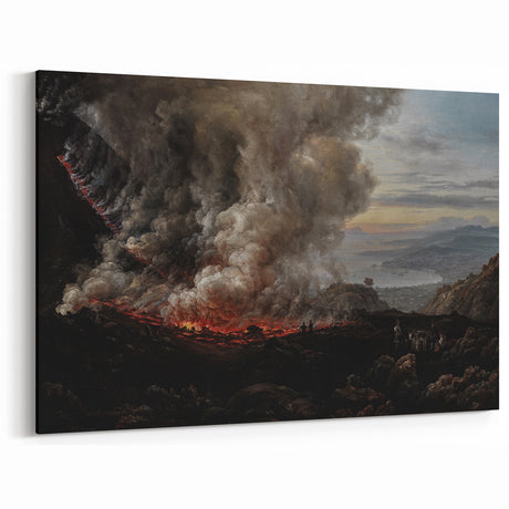 Moody Art Prints - Volcanic Landscape for Dramatic Dark Wall Decor