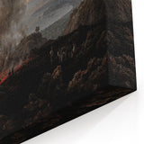 Moody Art Prints - Volcanic Landscape for Dramatic Dark Wall Decor