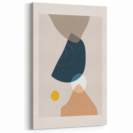 Modern Boho Abstract Wall Art | Geometric Bohemian Decor | Eclectic Print