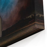 New Jersey Wall Art – Full Moon Over Lighthouse Scenic Night Photography