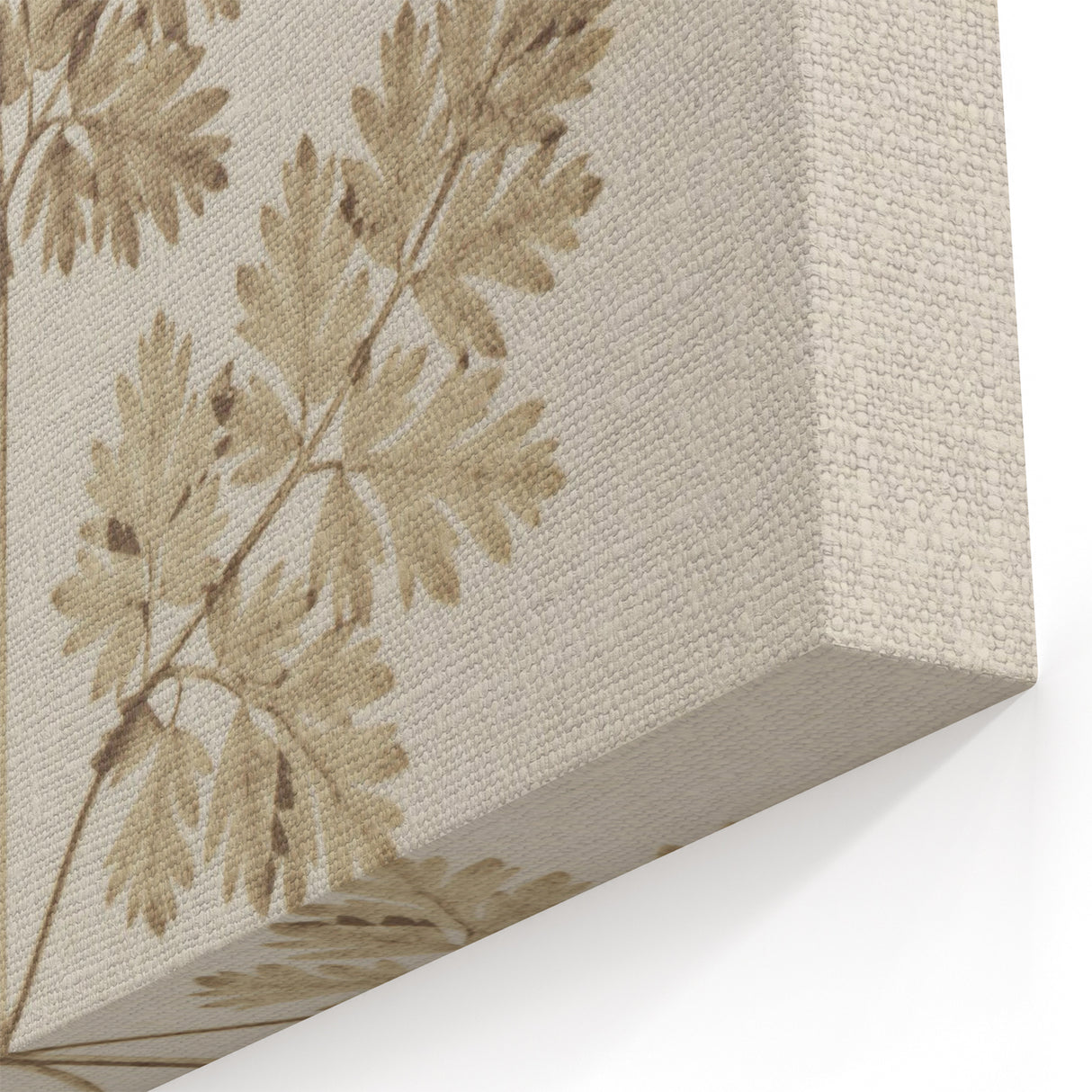 Grunge Wall Art | Vintage Grunge Leaf Canvas Print | Distressed Art