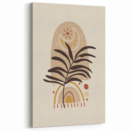 Bohemian Wall Art | Eclectic Boho Decor Canvas | Artistic Bohemian Style