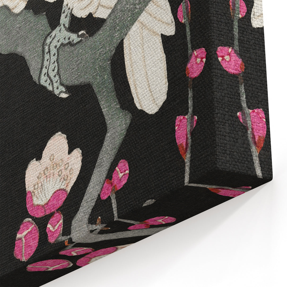 Grunge Aesthetic Birds Wall Art - Vintage Urban Grunge Print on Canvas