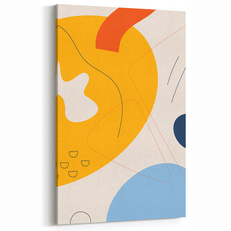 Boho Chic Abstract Art Print | Eclectic Bohemian Wall Art | Vibrant Design